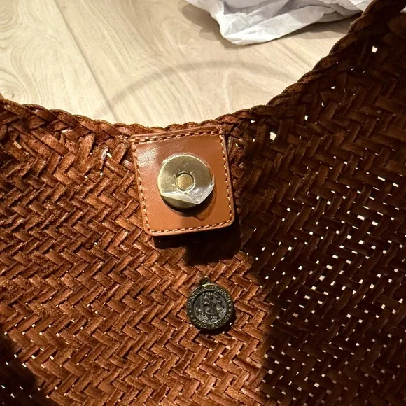 Dragon Diffusion Luna Mezza Should Bag Color Tan - Picture 6 of 10